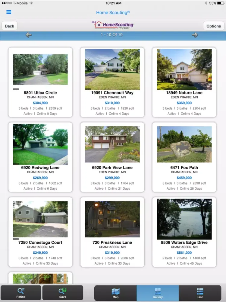 Home Scouting iPad  سکرین شاٹس
