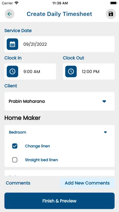 Home Care Timesheet Management应用截图