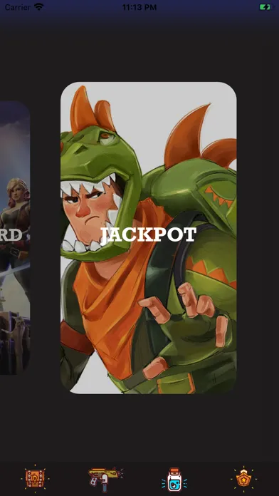 Zrzuty ekranu Fortnity Cases