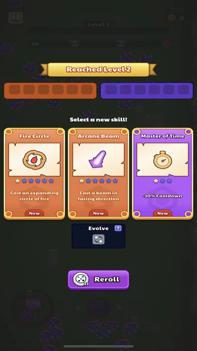Tangkapan skrin Wizard Hero - Magic Survival