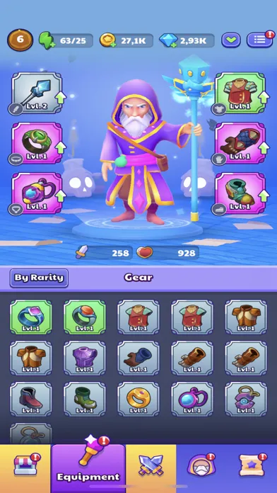 Tangkapan skrin Wizard Hero - Magic Survival