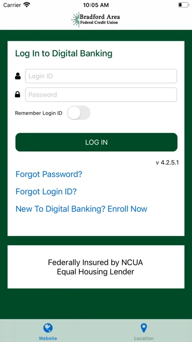 Скриншоты Bradford Area FCU