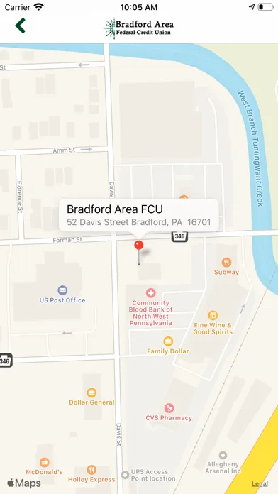 Скриншоты Bradford Area FCU