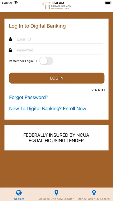 Brown-Forman ECU Mobile Screenshots