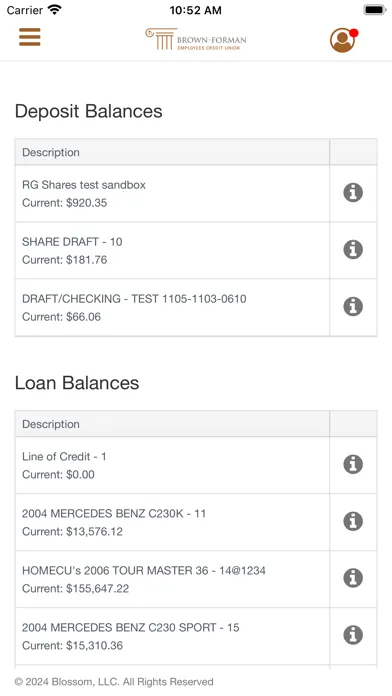 Brown-Forman ECU Mobile Screenshots