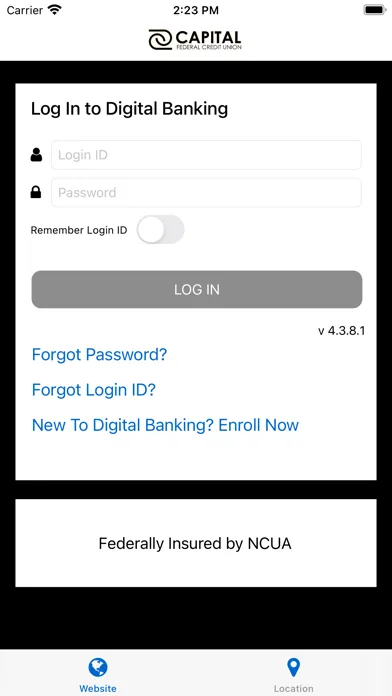 Capital FCU Mobile Banking Screenshots
