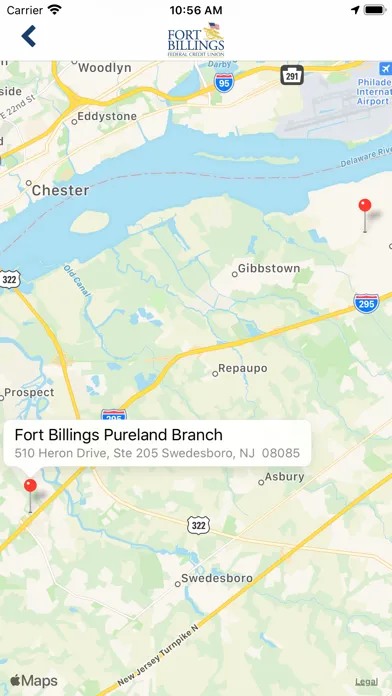Tangkapan skrin Fort Billings of NJ Mobile