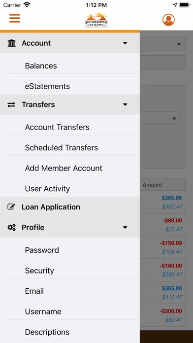 Southeastern Arizona FCU Screenshots