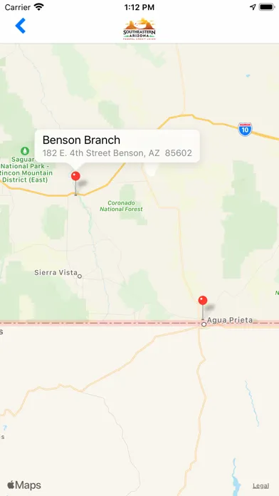 Southeastern Arizona FCU Screenshots