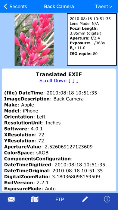 ภาพหน้าจอของ Exif Wizard-Pro