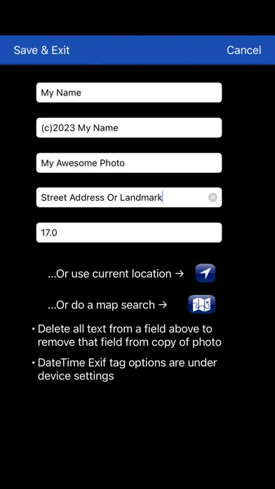 ภาพหน้าจอของ Exif Wizard-Pro