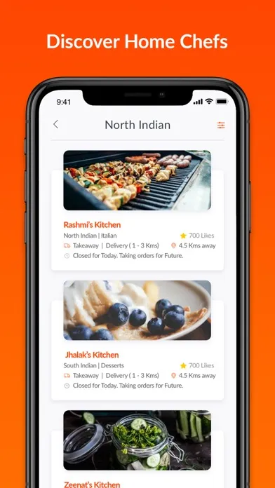 Ảnh chụp màn hình của HOMEFOODI - Homemade Food APP