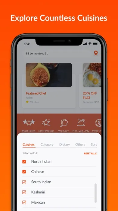 Ảnh chụp màn hình của HOMEFOODI - Homemade Food APP