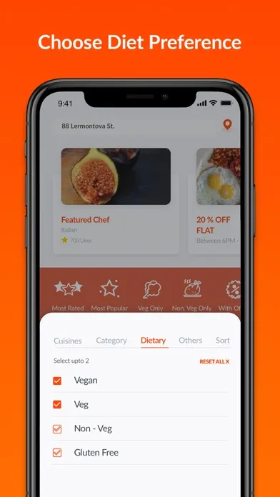 Ảnh chụp màn hình của HOMEFOODI - Homemade Food APP