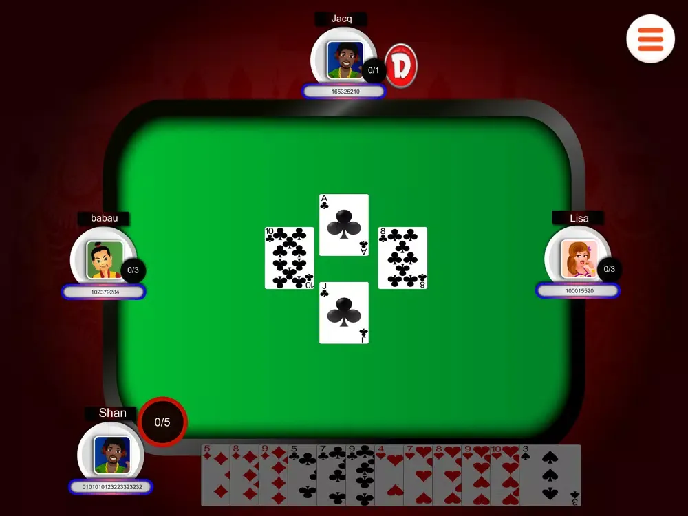 Screenshot di Home Spades: Fun card game iPad 
