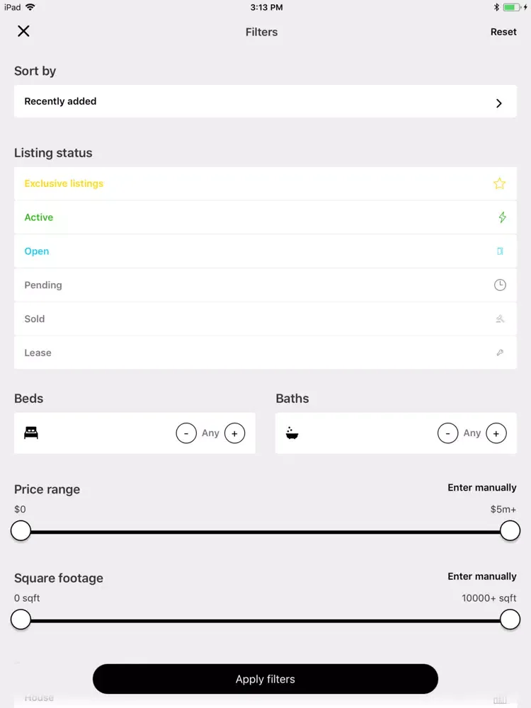 Ảnh chụp màn hình của Home Hinge iPad 