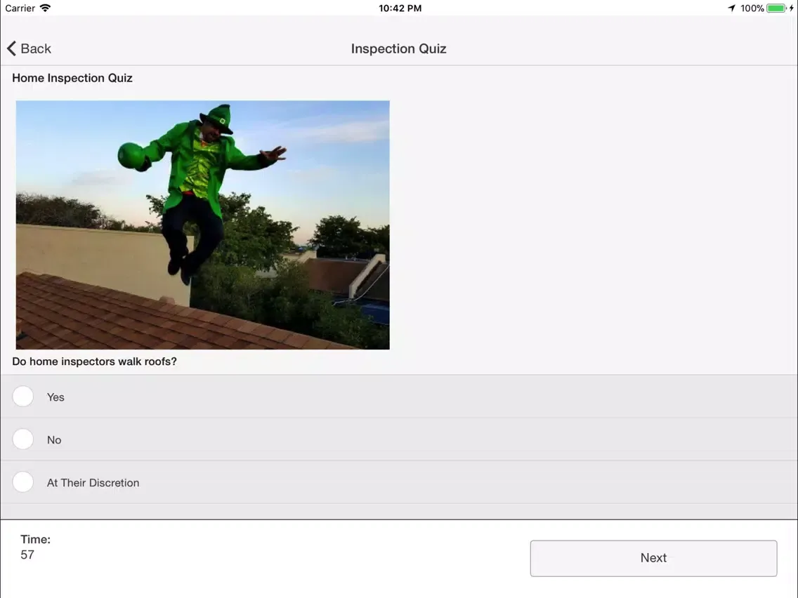 Screenshot di Eagles Nest Inspections iPad 