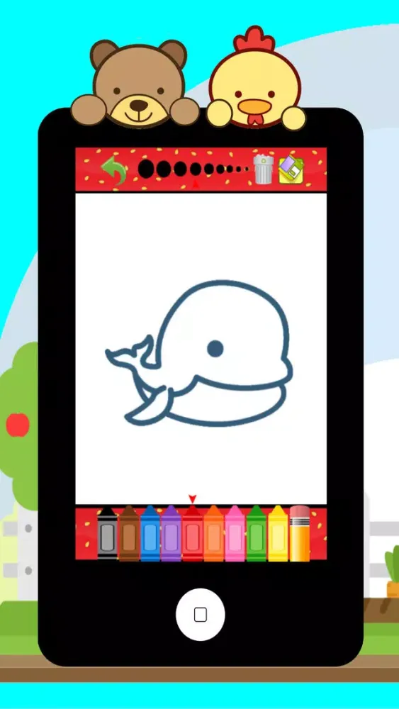 Ảnh chụp màn hình của Animal Coloring Pages - Painting Games for Kids