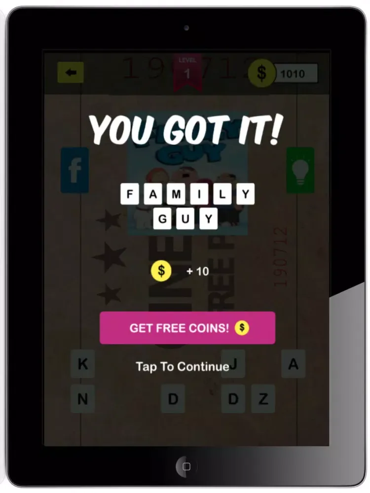 Animation Cartoon Film - Trivia Quiz Kids Games iPad  スクリーンショット