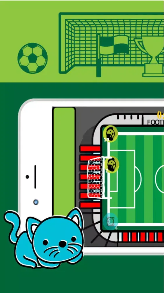 Captures d'écran de Cats vs Dogs Soccer Game