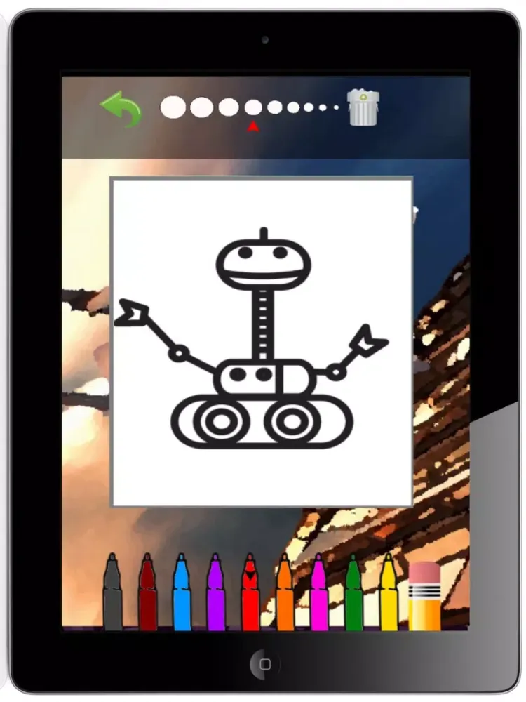 Rocket Space Coloring - Planets and Stars Fun iPad  Ekran Görüntüleri