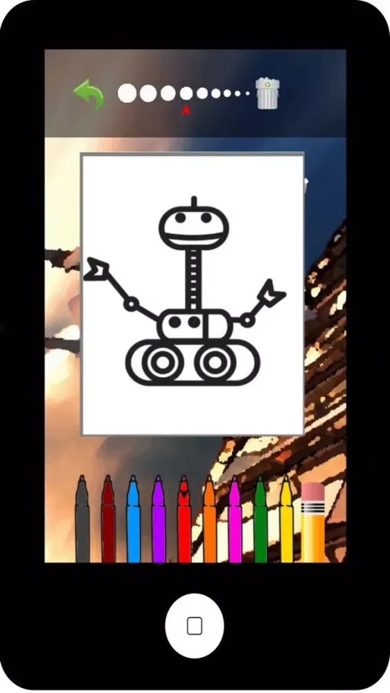 Rocket Space Coloring - Planets and Stars Fun Ekran Görüntüleri