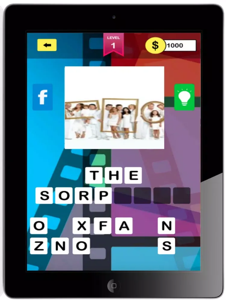 TV Show and Film Series - Trivia Quiz Kids Game iPad 应用截图