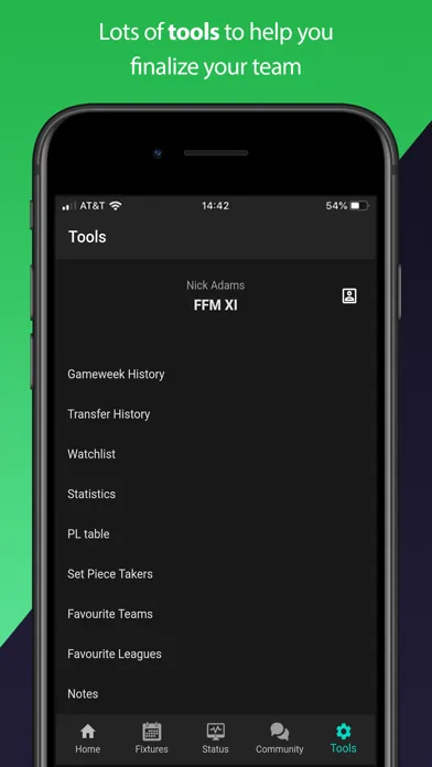 Скриншоты (FPL) Fantasy Football Manager