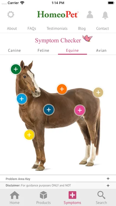 HomeoPet Natural Pet Care App Screenshots