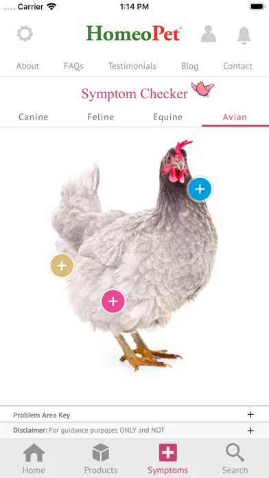 HomeoPet Natural Pet Care App Screenshots