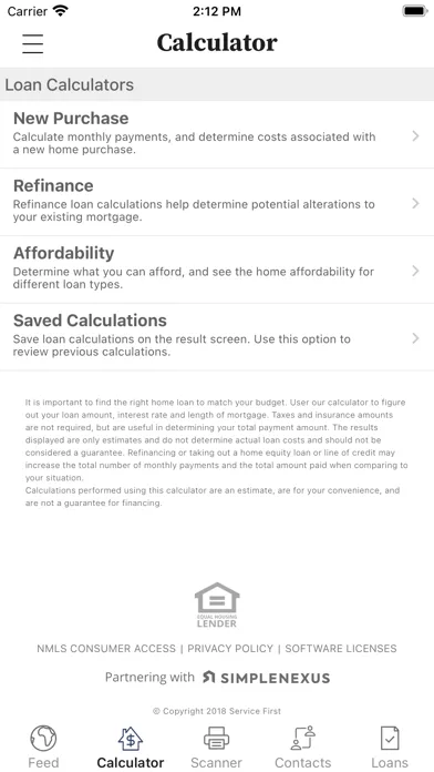 Tangkapan layar Home Orbit Lending
