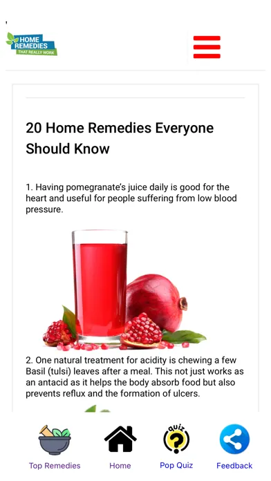 Home Remedies Pro स्क्रीनशॉट