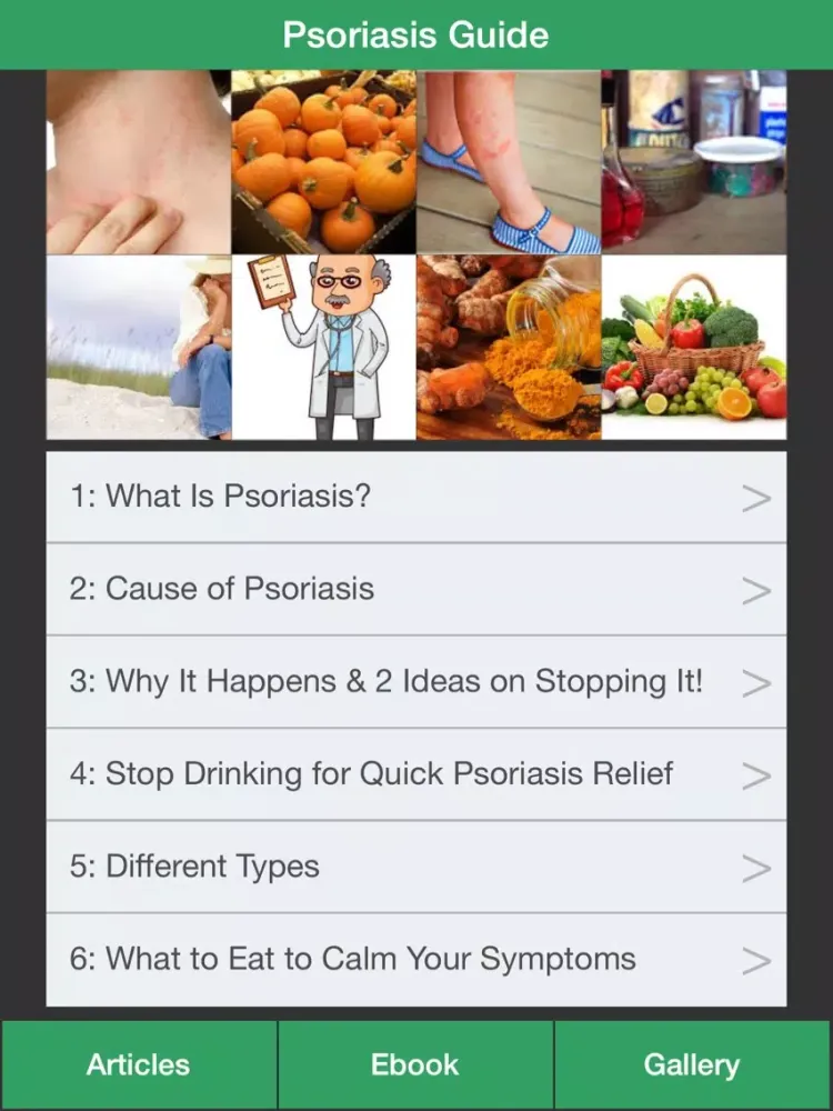 Psoriasis Guide - Learn How to Treat Your Psoriasis Naturally! iPad  سکرین شاٹس