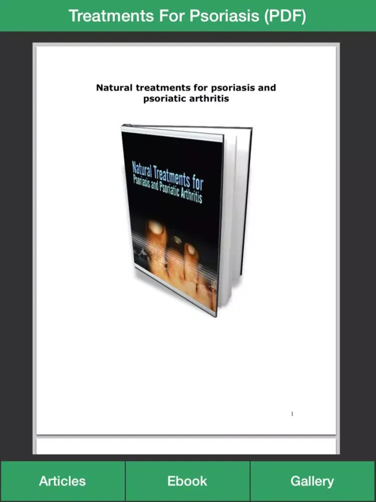 Psoriasis Guide - Learn How to Treat Your Psoriasis Naturally! iPad  سکرین شاٹس