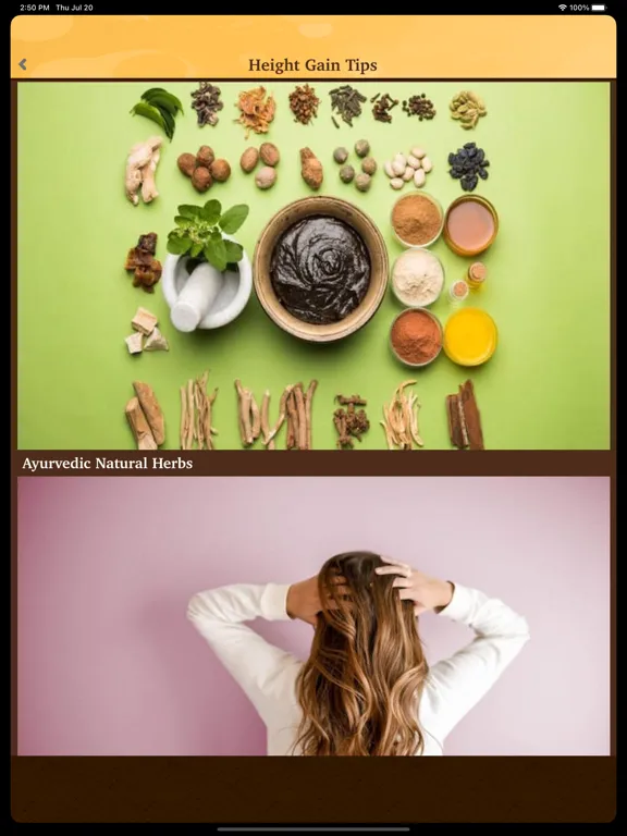 Captures d'écran de Home Remedies For Height Gain iPad 