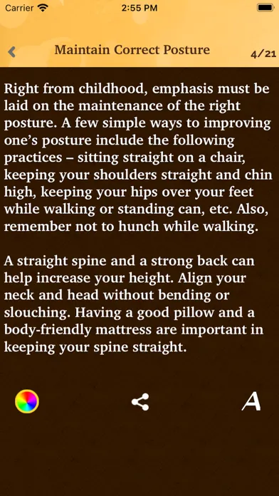 Captures d'écran de Home Remedies For Height Gain