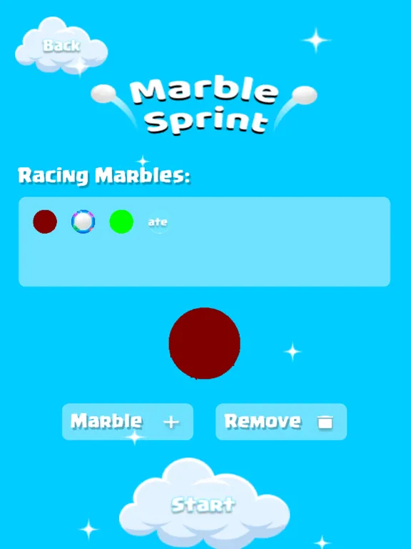 Capturas de pantalla de Marble Sprints iPad 