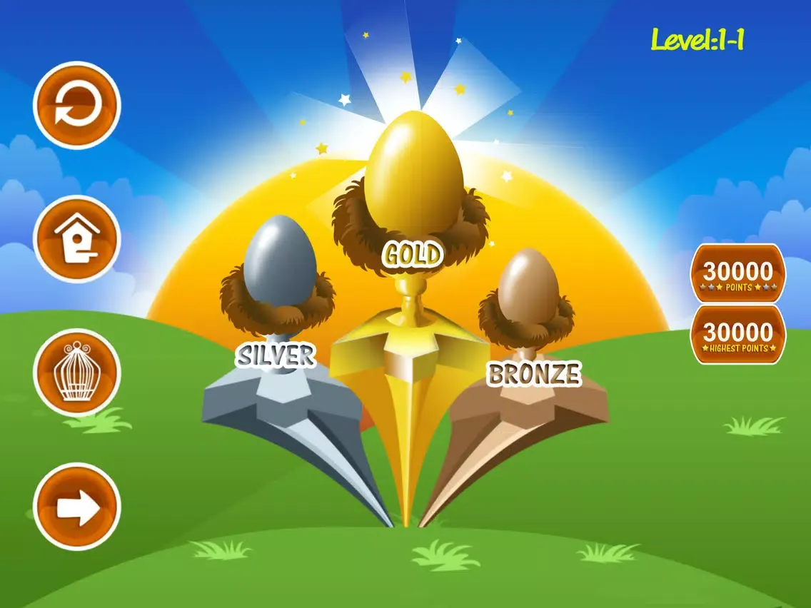 Ảnh chụp màn hình của Crappy Birds Free iPad 