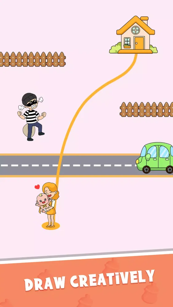 Tangkapan skrin Home Rush - Draw to Home