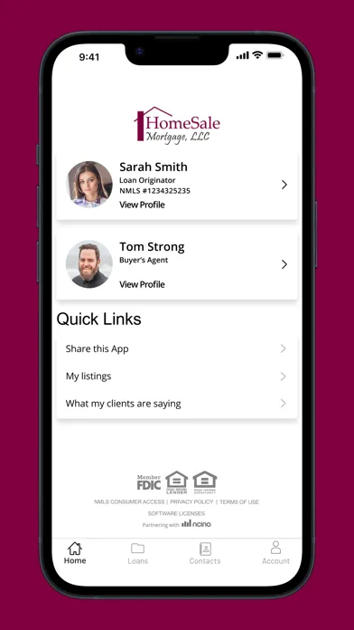HomeSale Mortgage, LLC APP Screenshots