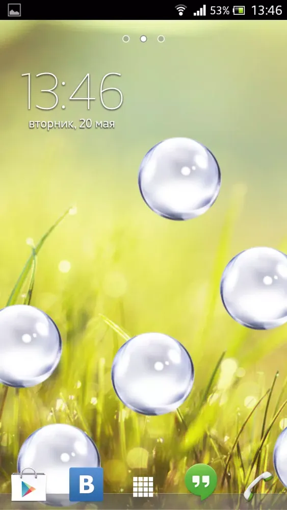 Ảnh chụp màn hình của Home Screen Balls Live Wallpaper