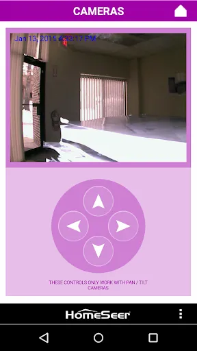 Capturas de tela do HS3Touch Client App
