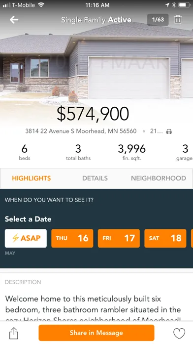 Скриншоты Park Co. Realtors Home Search