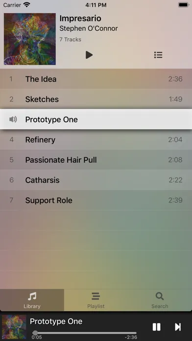 Capturas de pantalla de Roadtrip Music Player