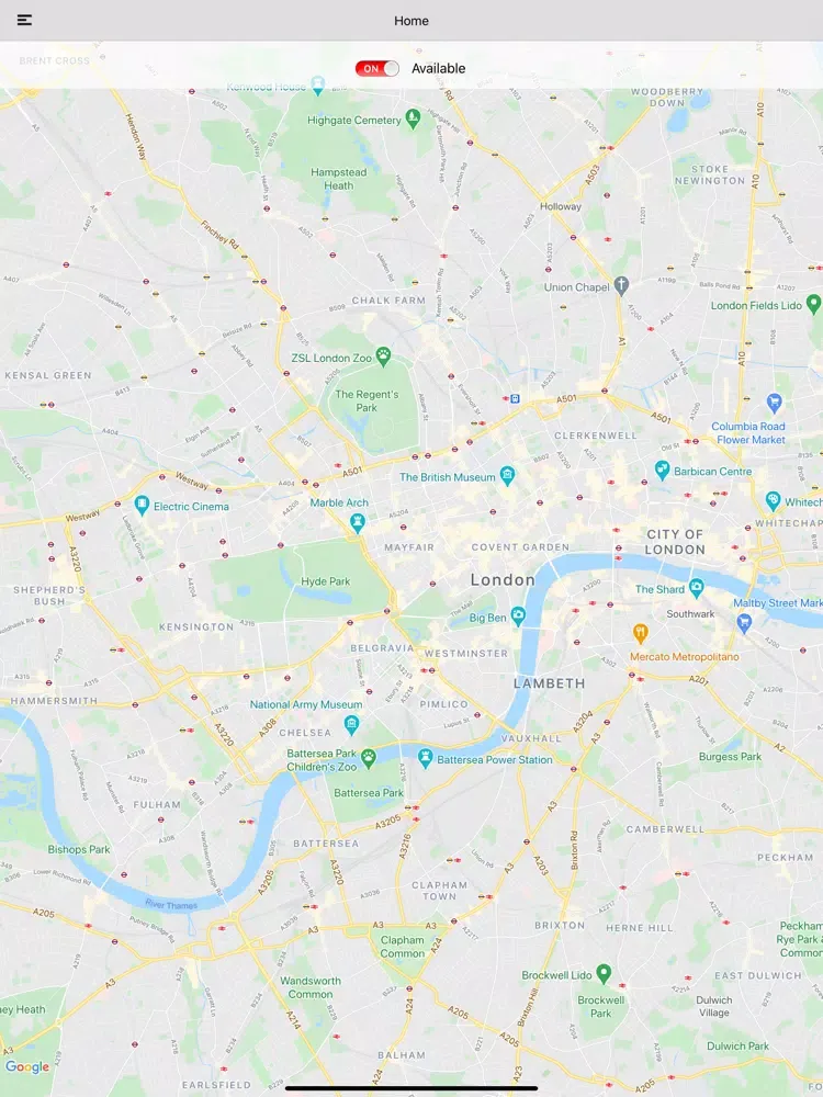 Tangkapan skrin Hometown 2 Go Driver iPad 