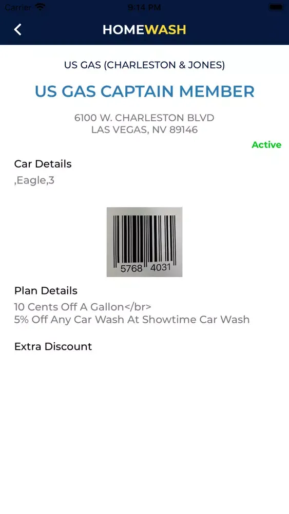 ภาพหน้าจอของ HomeWash-Car Wash Monthly Plan