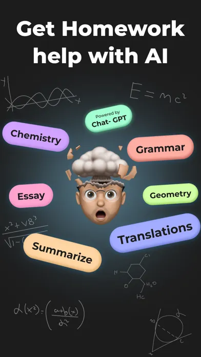 Capturas de pantalla de AI Homework Help: Math Solver
