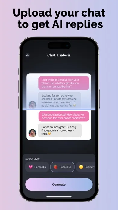 Rizz AI App: Flirt Assistant Screenshots