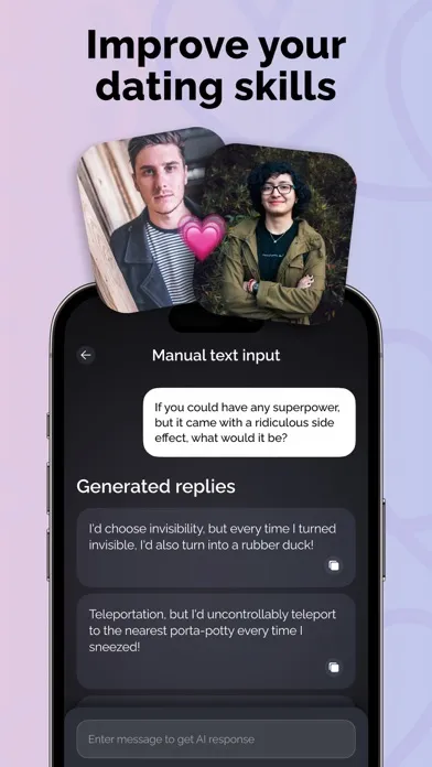 Rizz AI App: Flirt Assistant Screenshots