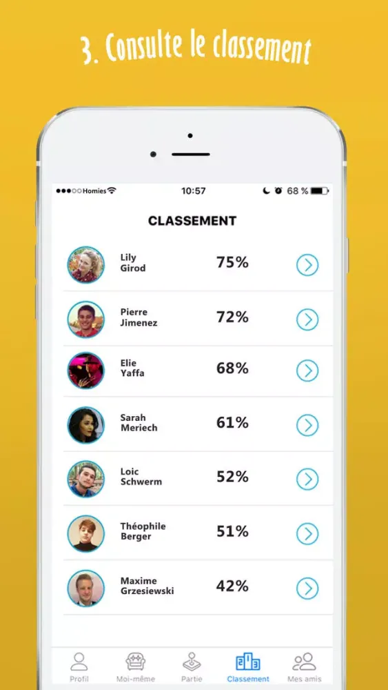 Capturas de pantalla de Homies - reconnais tes meilleurs amis à Neoma